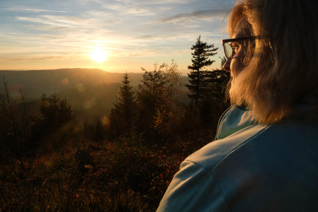 Sonnenuntergang im Schwarzwald